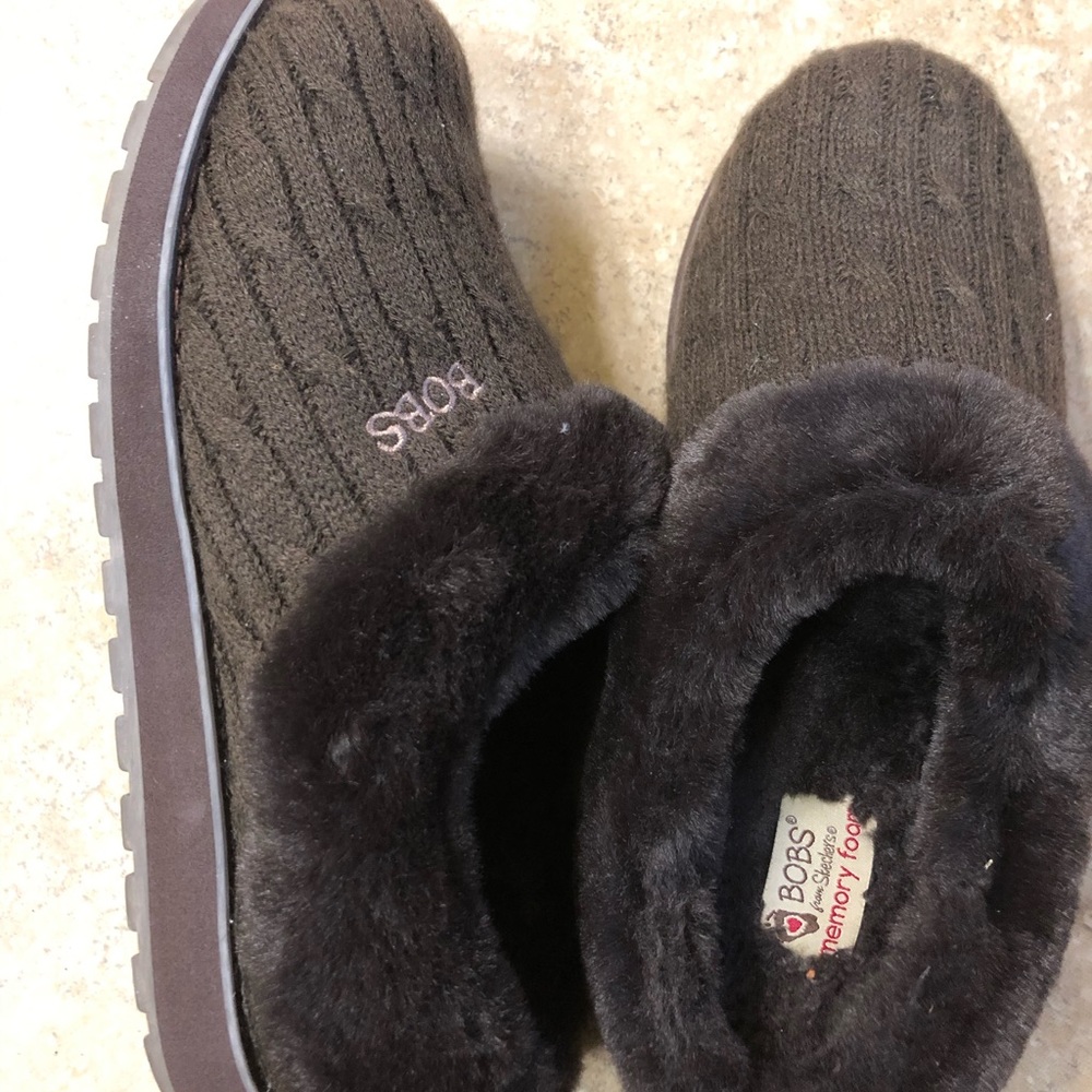 Brown BOBS by Sketchers shoes size 9